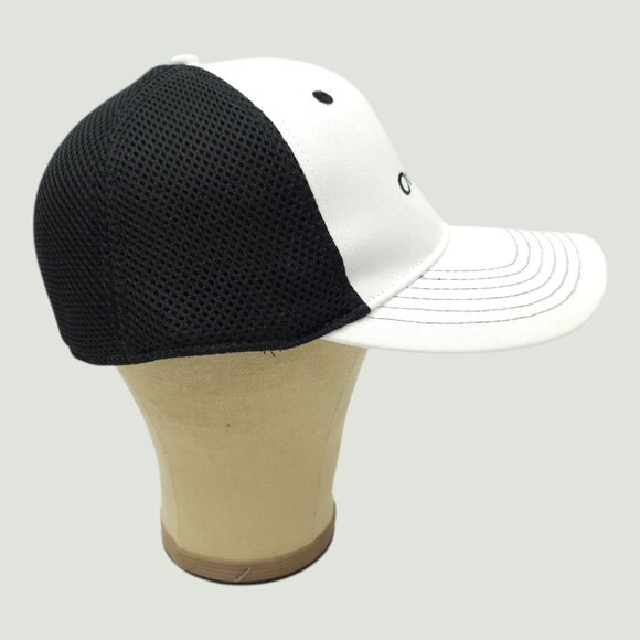 Omni Embroidered Logo Mesh Perfect Fit Fitted L/XL Cap Trucker Baseball Hat - Picture 10 of 12